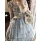 Urtto Lemon Sparkling Water Tiered Long JSK(Pre-Order/2 Colours/Full Payment Without Shipping)